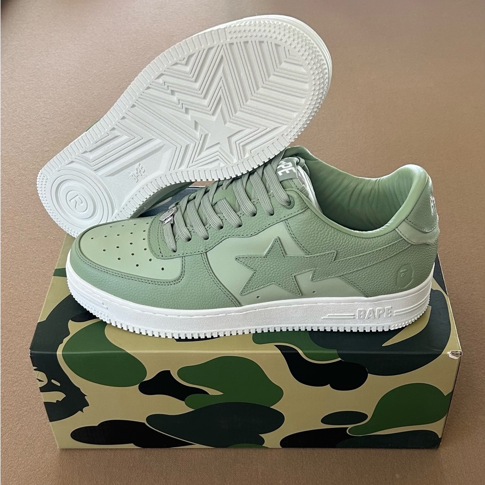 A Bathing Ape Bape Sta Green (2023) Sneakers!